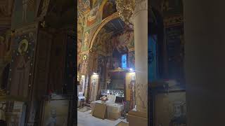 New Saint George Church in Bucharest Romania Wedding in church church wedding [upl. by Kcirred301]