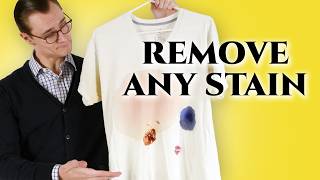 How to Remove Stains From Clothes At Home Better Than The Dry Cleaner [upl. by Neiht]