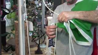 How to Replace a Rope When it is on a Flag Pole [upl. by Call224]