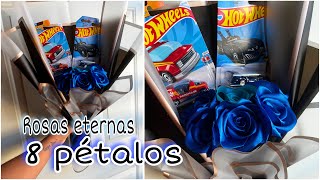 Regala rosas eternas a tu novio 🫶🏼 rosas con menos liston [upl. by Llewsor]