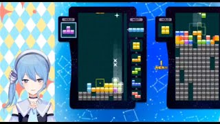 SUISEI DESTROYS HER OPPONENT IN A TETRIS 1V1 [upl. by Euridice658]