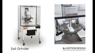 Soil Cone Grinder Machine by Motion Design [upl. by Eanar175]