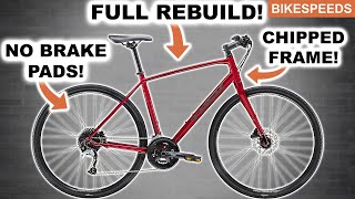 Trek FX3 Rebuild Hybrid Bike Service [upl. by Downall]