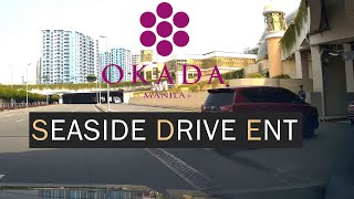 Okada Manila Parking  Seaside Drive Entrance [upl. by Oakman815]