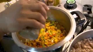 Samp and borlotti bean stew umngqusho recipe SBS Food [upl. by Osrit]