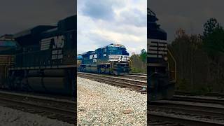 NS 18w with A Ace leader and a D9 second out railfan railroad norfolksouthern train shorts [upl. by Mannuela260]