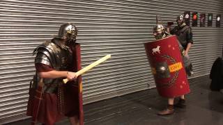 Roman Soldiers Sparring [upl. by Ettesoj]