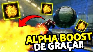 COMO TER ALPHA BOOST DE GRAÇA ROCKET LEAGUE [upl. by Kingsly]