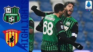 Sassuolo 10 Benevento  Berardi scores only goal as Neroverdi go second  Serie A TIM [upl. by Henigman911]