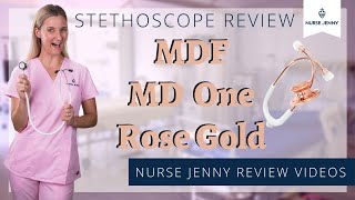 MDF Rose Gold MD One Stethoscope Review [upl. by Ramsey]