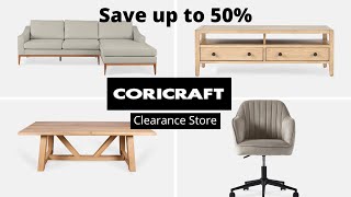 Coricraft Clearance Centre  SAVE UP TO 50 OFF FURNITURE ITEMS  Furniture Plug [upl. by Eznyl]