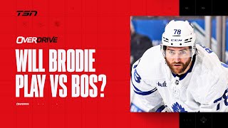 Will Brodie play in playoffs OverDrive  Hour 3  04192024 [upl. by Selassie]