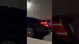 MERCEDES C350 STRAIGHT PIPE REVS [upl. by Dallis]