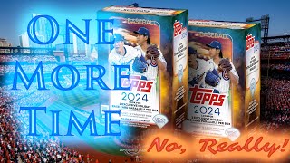 One last run at the 2024 Retail Topps Update Blasters toppsupdate retailcardhunting baseballcard [upl. by Deste]