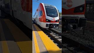 Caltrain Electric Local Train 633 at San Mateo Station [upl. by Whiting]