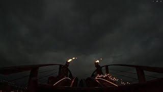 Wodan onride Front row Europa Park HalloWinter 2024 [upl. by Ardnuhs190]