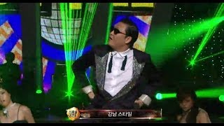 【TVPP】PSY  Gangnam Style 싸이  강남스타일  Special stage Dancing with the stars [upl. by Lerak]