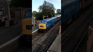 Peak 46 045 Arriving at Bridgnorth on Day 1 of the SVR Autumn Diesel Bash [upl. by Llennehc]