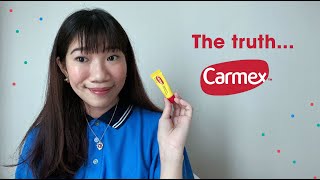 The Truth About CARMEX Medicated Classic Lip Balm [upl. by Lyda151]