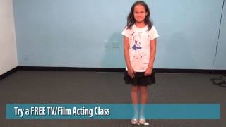 How Actors Enter and Exit Auditions Video Acting Lesson Acting classes for kids Los Angeles [upl. by Adhamh]