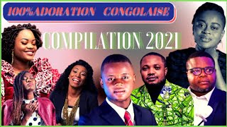 100 ADORATION ET LOUANGE CHRÉTIENNE CONGOLAISECOMPILATION 2021CONGOLESE GOSPEL SINGERS [upl. by Durer]