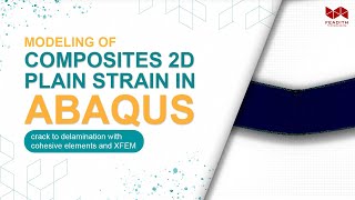 Abaqus 2D plain strain modeling of composites crack to delamination with cohesive elements and XFEM [upl. by Kinsley708]