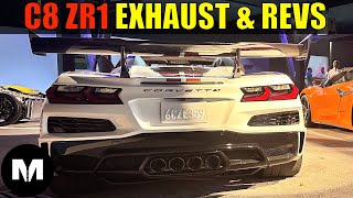 2025 C8 Corvette ZR1 Exhaust Revs Drivebys Real In Person [upl. by Mac676]