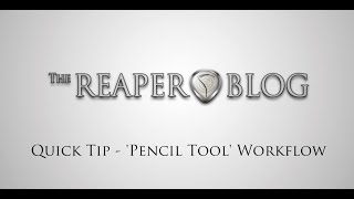 Quick Tip  Pencil Tool Workflow in REAPER [upl. by Ardnazxela715]