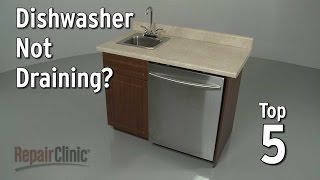 Dishwasher Not Draining — Dishwasher Troubleshooting [upl. by Olivier]