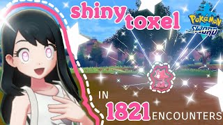 ♡ SHINY TOXEL in 1821 ENCOUNTERS Pokemon Sword ♡ [upl. by Kasper]