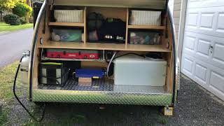 Propex HS2000 propane heater overview amp configuration in my Colorado Teardrops Basedrop camper [upl. by Armond]