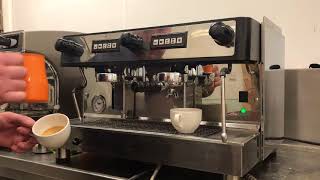 SV ITALIA 2 GROUP ESPRESSO MACHINE DEMONSTRATION [upl. by Sansen329]