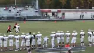 St Augustine High School JV QB Austin Reed completes a 63 yard TD against the Creekside Knights [upl. by Eimoan94]