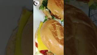 Homemade zinger burgercrispy healthy burger shorts [upl. by Assej]