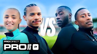 BAYERN MUNICH SPECIAL 🔥 LEROY SANE amp GEORGIA STANWAY vs FILLY amp HARRY PINERO  PRO VS PRODIRECT [upl. by Mccormick]