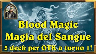 5 deck per VINCERE A TURNO 1  Rissa  Hearthstone [upl. by Haianeb]