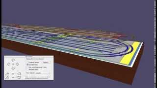 N scale layout  3D plan with Railmodeller for Mac [upl. by Sirret]