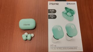 iHome XT10 wireless earbuds review worse headphones ever [upl. by Teresa]