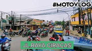 Jalan Raya Ciracas  Jakarta Timur motovlog [upl. by Hsirrehc]