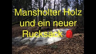 Runde im Mansholter Holz und ein neuer Rucksack  Wisport Sparrow 30 [upl. by Adnohsat]