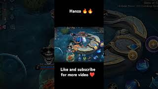 Hanzo taking turtle against martist 🔥🔥🔥 mlbb mobilelegends viral trending [upl. by Naeroled533]