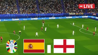 🔴LIVE  Spain vs England  THE FINAL  UEFA Euro Cup 2024  Full Match Streaming [upl. by Aeslehc]