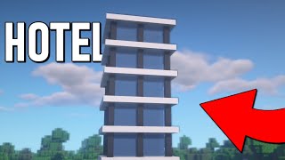 Minecraft 20 Hotel Build Hacks [upl. by Bertha]