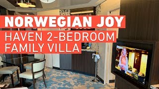 Norwegian Joy – Haven 2 Bedroom Family Villa Tour – Cabin 17710 [upl. by Darleen663]