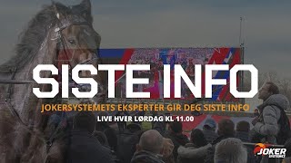 SISTE INFO 2610  Oppsnakk mot Jägersro  Sørlandet [upl. by Markos933]