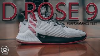 ADIDAS D ROSE 9 PERFORMANCE TEST AND REVIEW [upl. by Chantal206]