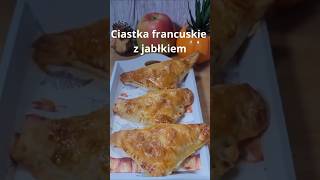 Ciastka francuskie z jabłkami ciastko ciastofrancuskie cistofrancuskienasłodko repice [upl. by Fowkes]