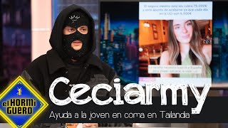 El novio de la joven en coma en Tailandia agradece a Ceciarmy en directo  El Hormiguero [upl. by Ekihc537]