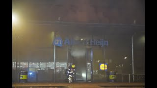 Brand in Albert Heijn Meijhorst [upl. by Tnerb]