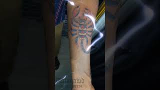 Neo Traditional Scorpion Tattoo  hemlock tattoos tattooartist tattoo tattoos tattoostudio [upl. by Doretta551]